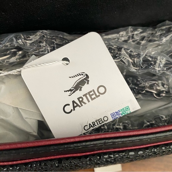 Black Leather Caviar Quilted Chevron Medium Flap Bag Chain Crossbody Shoulder C5 - Picture 12 of 13